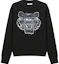 Order KENZO SS21 Black Crewneck Sweatshirt with Tiger Embroidery FB55SW1164XG-99