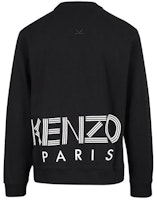KENZO SS21 Black Logo Long Sleeve Sweatshirt . F005SW1324MD-99 KENZO SS21 Black Logo Long Sleeve Sweatshirt . F005SW1324MD-99