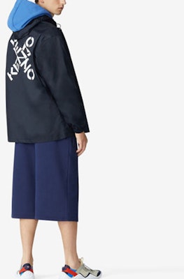 KENZO SS21 黑色Logo印花拉鍊連帽外套 休閒外套 FB55BL560-99 Purchase KENZO SS21 黑色Logo印花拉鍊連帽外套 休閒外套 FB55BL560-99