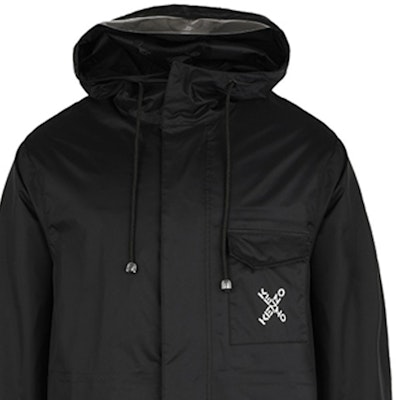 KENZO SS21 黑色Logo印花拉鍊連帽外套 休閒外套 FB55BL560-99 Details for KENZO SS21 黑色Logo印花拉鍊連帽外套 休閒外套 FB55BL560-99