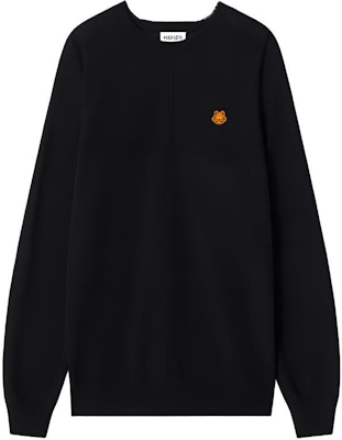 KENZO SS21 Baju Hitam Pullover Rajut dengan Rekaan Kepala Harimau Kecil. FB55PU5803TB-99 Buy KENZO SS21 Baju Hitam Pullover Rajut dengan Rekaan Kepala Harimau Kecil. FB55PU5803TB-99