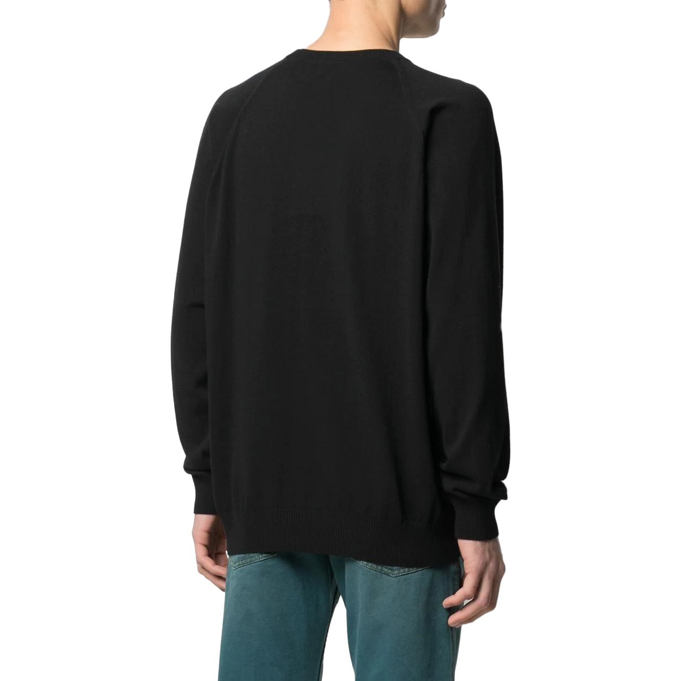 Purchase KENZO SS21 Baju Hitam Pullover Rajut dengan Rekaan Kepala Harimau Kecil. FB55PU5803TB-99