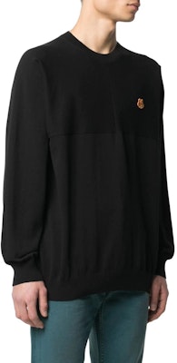 KENZO SS21 Baju Hitam Pullover Rajut dengan Rekaan Kepala Harimau Kecil. FB55PU5803TB-99 Details for KENZO SS21 Baju Hitam Pullover Rajut dengan Rekaan Kepala Harimau Kecil. FB55PU5803TB-99