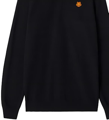 KENZO SS21 Baju Hitam Pullover Rajut dengan Rekaan Kepala Harimau Kecil. FB55PU5803TB-99 Sizing KENZO SS21 Baju Hitam Pullover Rajut dengan Rekaan Kepala Harimau Kecil. FB55PU5803TB-99