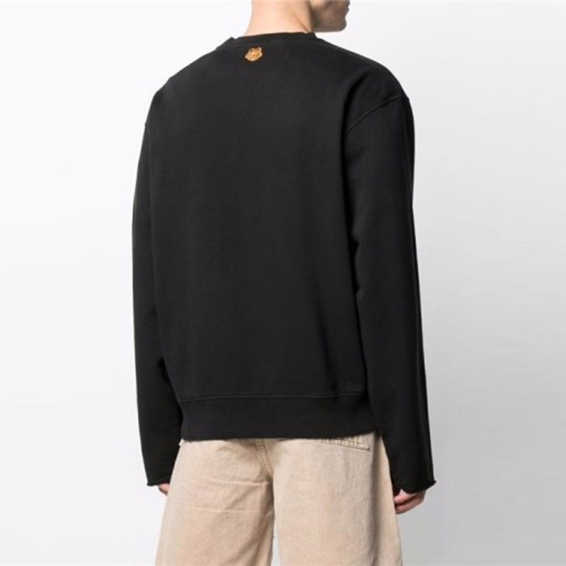 KENZO SS21 Black Tiger Head Logo Crewneck Sweatshirt FB55SW0174MY-99 圖 5