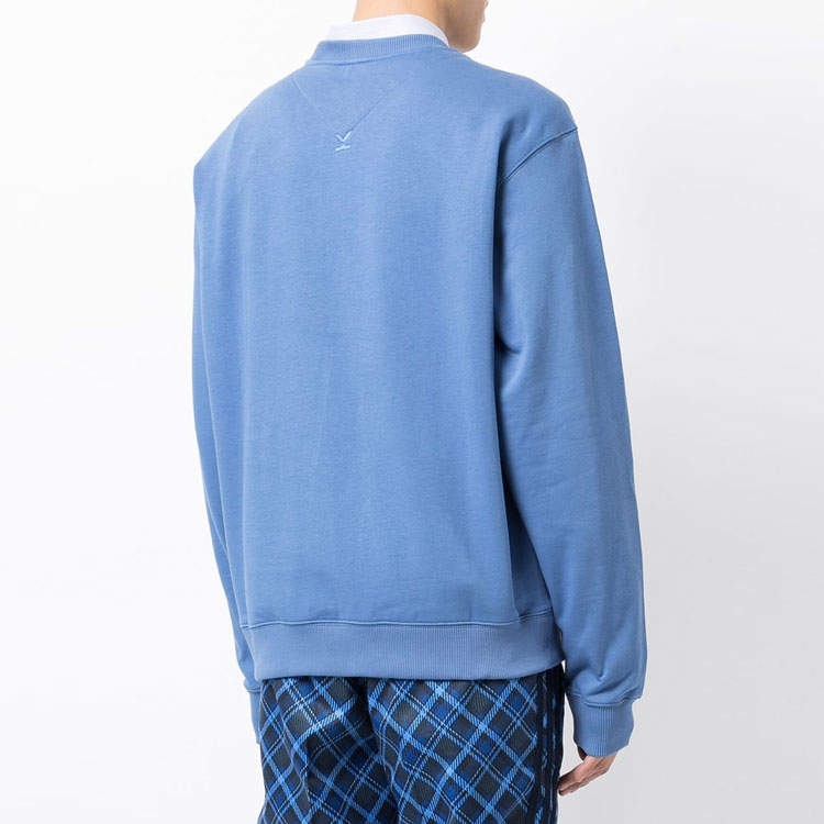 KENZO SS21 Blue Tiger Embroidered Cartoon Crewneck Sweatshirt. FB65SW0054MO-72 圖 5
