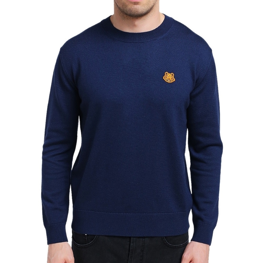 KENZO SS21 Blue Tiger Logo Crewneck Sweatshirt. PFA65PU5373TA-76 圖 3
