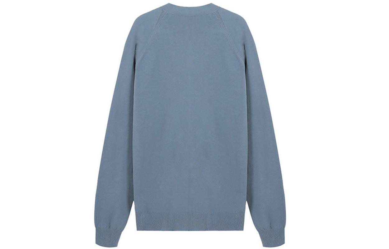 Lookbook KENZO SS21 Baju Knit Leher V Biru dengan Sulaman Harimau Kecil. FB55CA5813TB-67