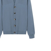 KENZO SS21 ブルー Vネック ニット セーター 小さなタイガー刺繍入り FB55CA5813TB-67 Cheap KENZO SS21 ブルー Vネック ニット セーター 小さなタイガー刺繍入り FB55CA5813TB-67