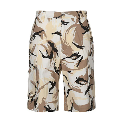 KENZO SS21 Camouflage Print Casual Shorts Multicolor. FB55SH2341PC-02