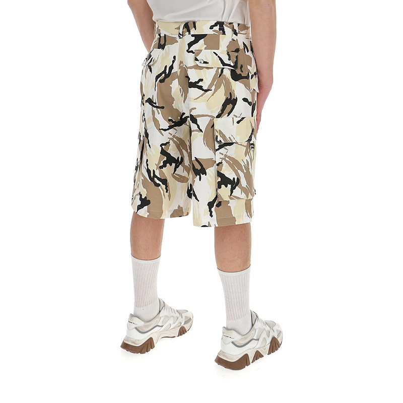 Details for KENZO SS21 Camouflage Print Casual Shorts Multicolor. FB55SH2341PC-02