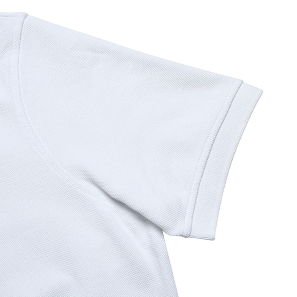 Sizing 겐조 SS21 클래식 타이거 헤드 화이트 반팔 자수 폴로 셔츠 FA65PO0014PU-01