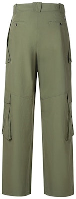 KENZO SS21 Cotton Drawstring Cargo Pants Light Military Green FB55PA4319SA-49 Lookbook KENZO SS21 Cotton Drawstring Cargo Pants Light Military Green FB55PA4319SA-49