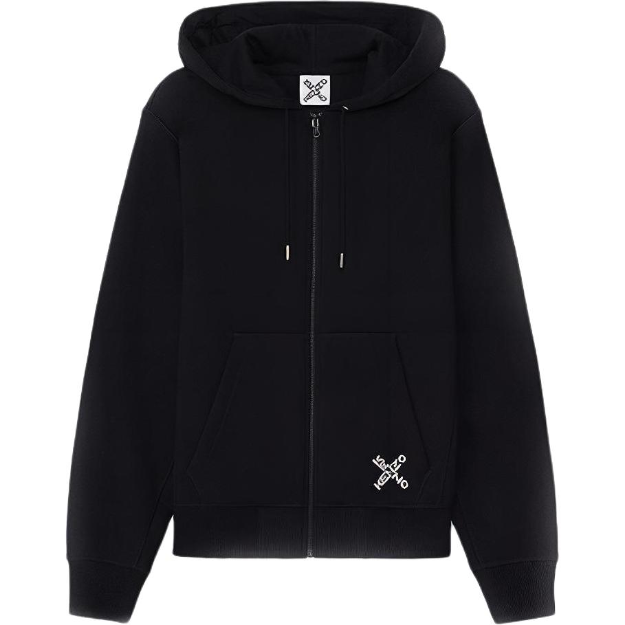 KENZO SS21 Cotton Logo Hoodie Black FA65BL7204MS-99