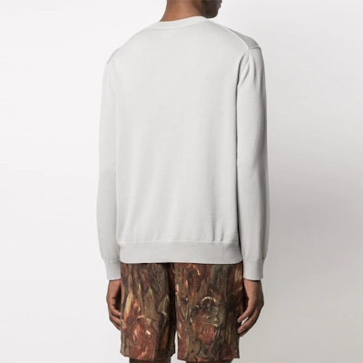 KENZO SS21 ロゴ刺繍クルーネックスウェーター グレー FB55PU5893LA-93 Purchase KENZO SS21 ロゴ刺繍クルーネックスウェーター グレー FB55PU5893LA-93