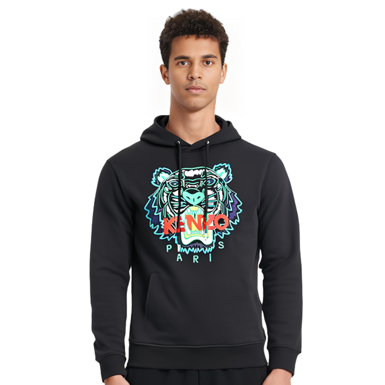 KENZO SS21 Embroidered Tiger Hoodie Black F955SW4154XA-99 圖 5