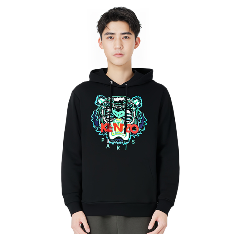 KENZO SS21 Embroidered Tiger Hoodie Black F955SW4154XA-99 圖 6