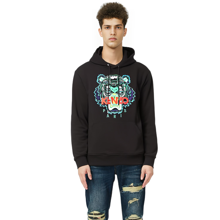 KENZO SS21 Embroidered Tiger Hoodie Black F955SW4154XA-99 圖 9