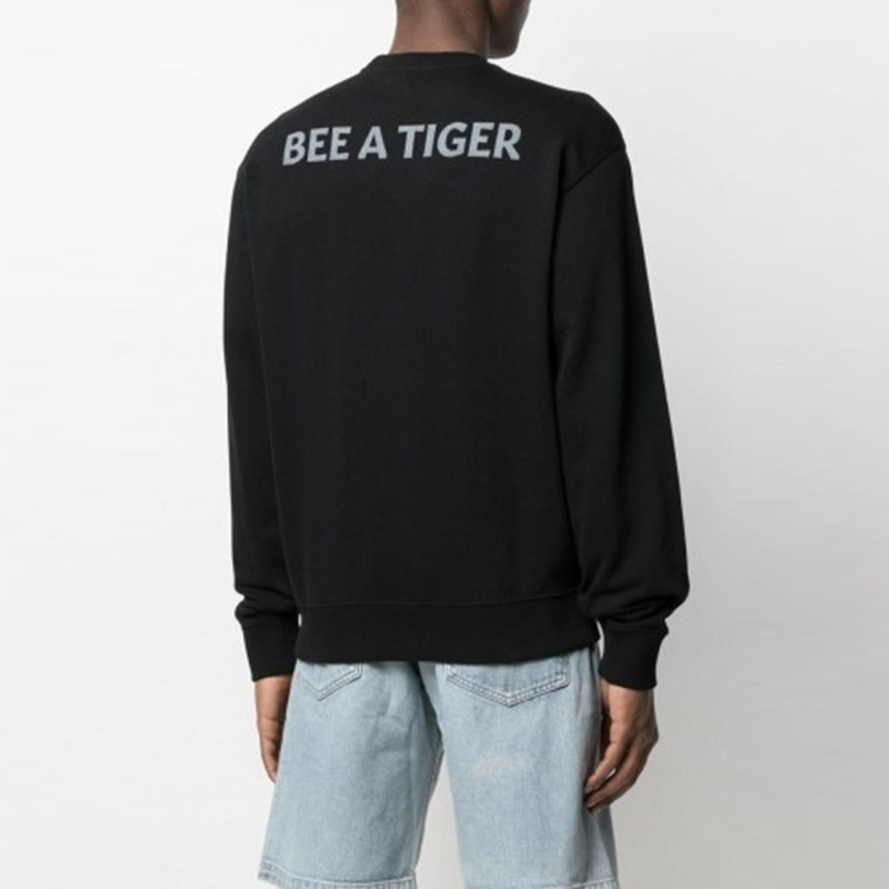 KENZO SS21 Fleece Alphabet Logo Crewneck Sweatshirt Black Winter Edition FB55SW0184MO-99 圖 5