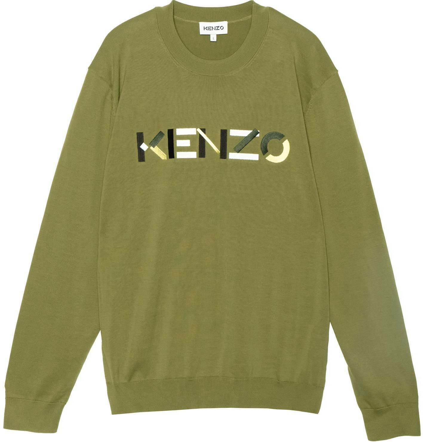 kenzo-ss-21-green-logo-long-sleeve-knit-pullover-sweater-fb-55-pu-5413-la-49