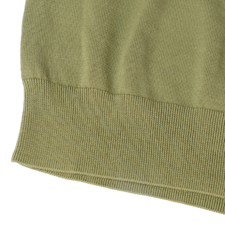 Shop KENZO SS21 Sweater Rajut Hijau Logo Lengan Panjang. FB55PU5413LA-49