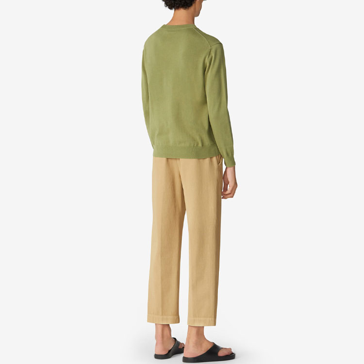 Purchase KENZO SS21 Sweater Rajut Hijau Logo Lengan Panjang. FB55PU5413LA-49