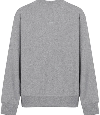 Kenzo SS21 Grey Crewneck Sweatshirt with Tiger Head Embroidery FB55SW0034ML-95 Lookbook Kenzo SS21 Grey Crewneck Sweatshirt with Tiger Head Embroidery FB55SW0034ML-95
