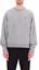 Shop Kenzo SS21 Grey Crewneck Sweatshirt with Tiger Head Embroidery FB55SW0034ML-95