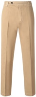 KENZO SS21 K Logo Beige Cotton Straight-Leg Casual Pants FB55PA3005AA-11 KENZO SS21 K Logo Beige Cotton Straight-Leg Casual Pants FB55PA3005AA-11