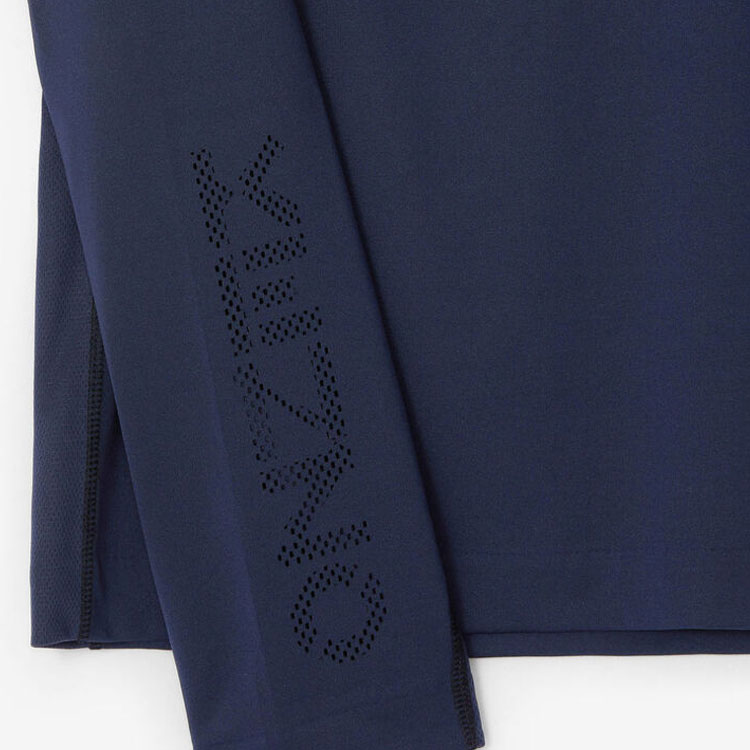 Details for KENZO SS21 小X刺繡藍色長袖圓領T恤 FB55TS0244JS-77