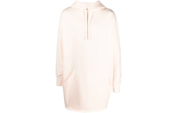 KENZO SS21 Logo Drawstring Pullover Hoodie Beige () FB55SW5154MS-09