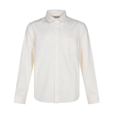 KENZO SS21 Long Sleeve Cotton Shirt Off-White FB55CH4019CW-03