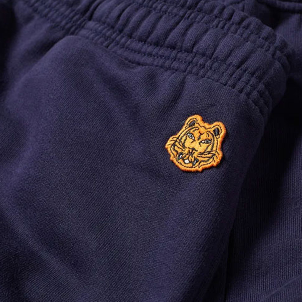 Details for KENZO SS21 深藍色休閒褲 小虎頭設計 FB55PA7114ML-76
