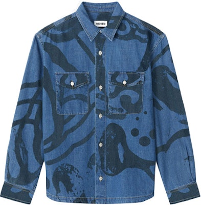 KENZO SS21 Navy Blue Long-Sleeve Zip-Up Jacket FB55DC5009H6-76 Buy KENZO SS21 Navy Blue Long-Sleeve Zip-Up Jacket FB55DC5009H6-76