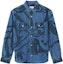 Order KENZO SS21 Navy Blue Long-Sleeve Zip-Up Jacket FB55DC5009H6-76