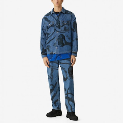 KENZO SS21 Navy Blue Long-Sleeve Zip-Up Jacket FB55DC5009H6-76 Lookbook KENZO SS21 Navy Blue Long-Sleeve Zip-Up Jacket FB55DC5009H6-76