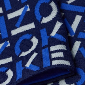 KENZO スポーツモノグラムロゴ半袖セーター ブルー メンズウェア SS21. FB55PU5823SC-77 Sizing KENZO スポーツモノグラムロゴ半袖セーター ブルー メンズウェア SS21. FB55PU5823SC-77
