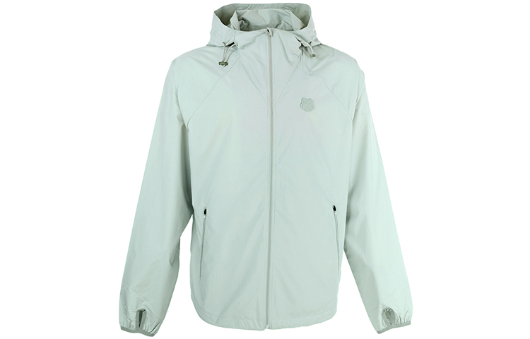 KENZO SS21 Tiger Crest Print Casual Hoodie Jacket Teal Green 5BL1551NM-61