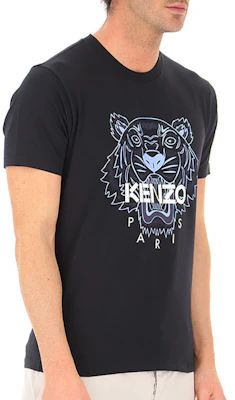 KENZO SS21 老虎圖案棉質男女通用T恤 黑色款 5TS0204YA-99 Details for KENZO SS21 老虎圖案棉質男女通用T恤 黑色款 5TS0204YA-99