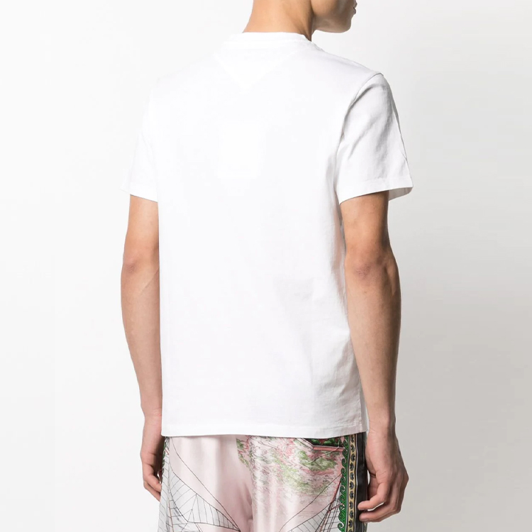 Shop KENZO SS21 Kaos Putih Bordir Macan. FB55TS0034SA-01