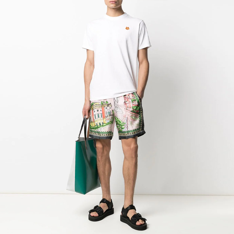 Purchase KENZO SS21 Kaos Putih Bordir Macan. FB55TS0034SA-01