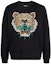 Order KENZO SS22 Black Crewneck Sweatshirt with Tiger Logo. FC65SW1404XD99