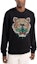 Purchase KENZO SS22 Black Crewneck Sweatshirt with Tiger Logo. FC65SW1404XD99