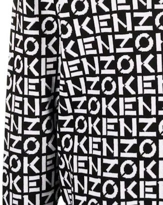 겐조 SS22 블랙 로고 니트 긴팔 스웨터. FC55PU6913SC-99 2