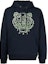 Order KENZO SS22 Hoodie Biru dengan Logo Kepala Harimau Bordir. FC55SW3384XF-77