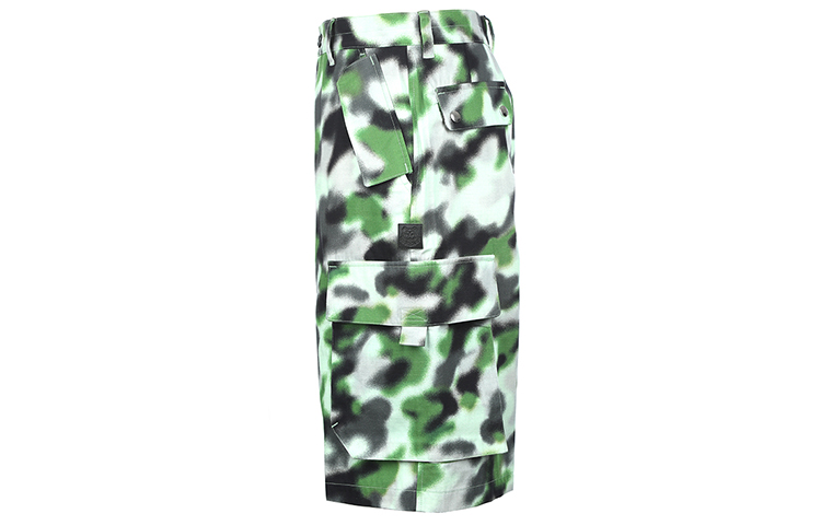 Shop KENZO SS22  Casual Camo Print Shorts Light Green. FC55SH2349T4-56