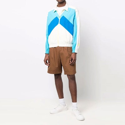 KENZO SS22 Colorblock Patchwork Windbreaker Jacket Multicolor FC55BL5119CO-04 Lookbook KENZO SS22 Colorblock Patchwork Windbreaker Jacket Multicolor FC55BL5119CO-04