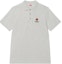 Buy KENZO SS22 刺繡標誌短袖POLO衫 淺灰色 FC65PO0024PU-93