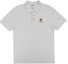 Order KENZO SS22 刺繡標誌短袖POLO衫 淺灰色 FC65PO0024PU-93