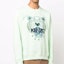 Lookbook KENZO SS22 淺綠色虎頭標誌圓領長袖衛衣 FC55SW1234XL-47